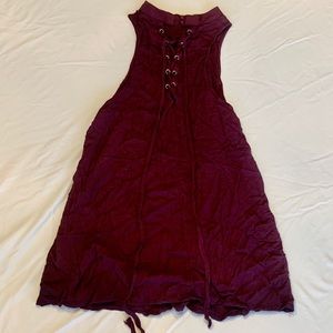 LA hearts tank lace up